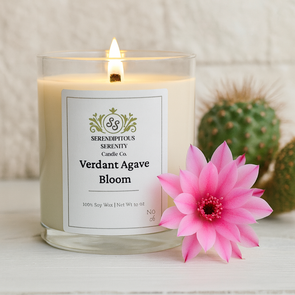 Verdant Agave Bloom
